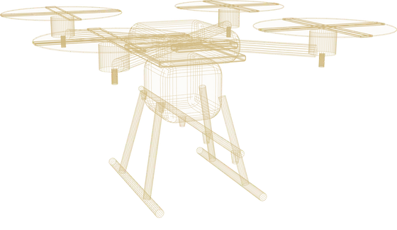 Spraying drone, structure
