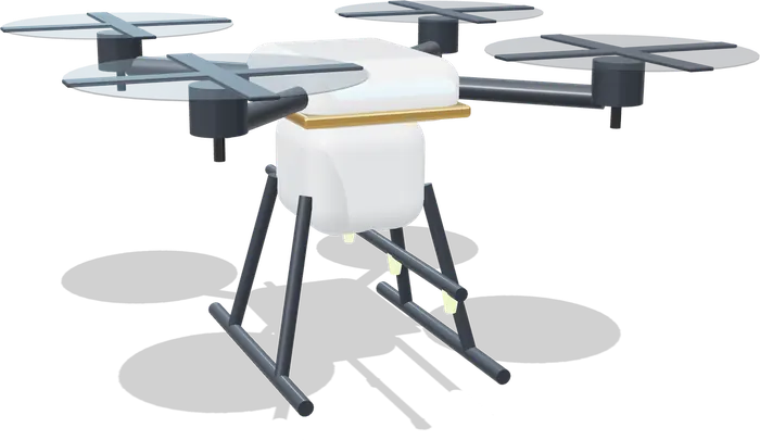 Spraying drone