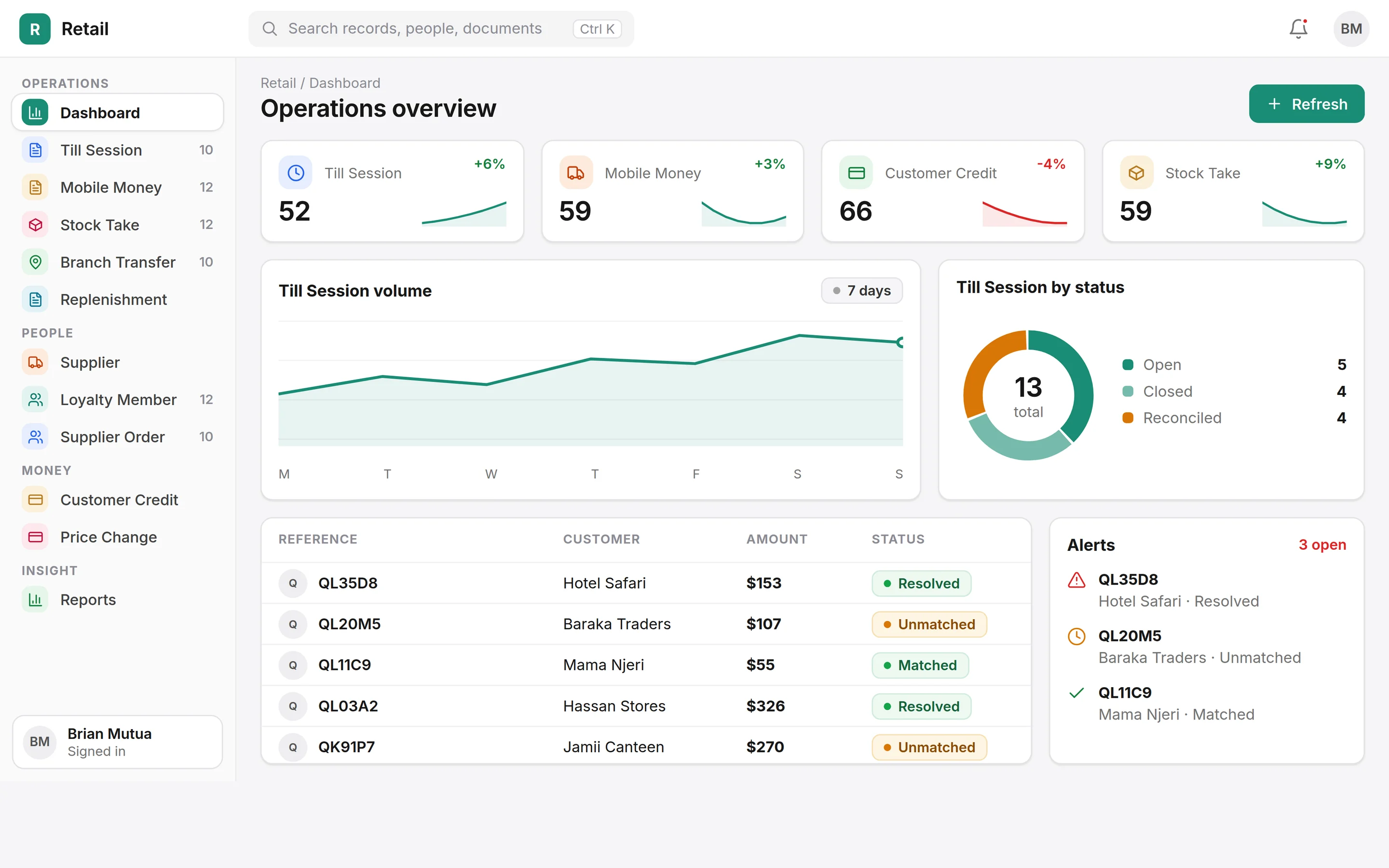 Stock in ERPNext